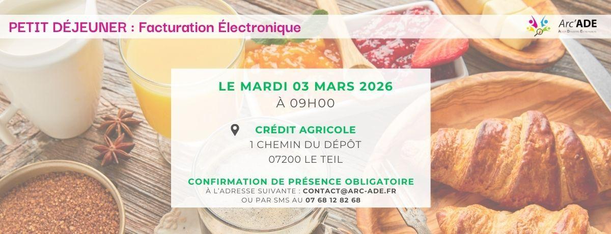 Facturation électronique : Mardi 03 mars 2026 à 09h00